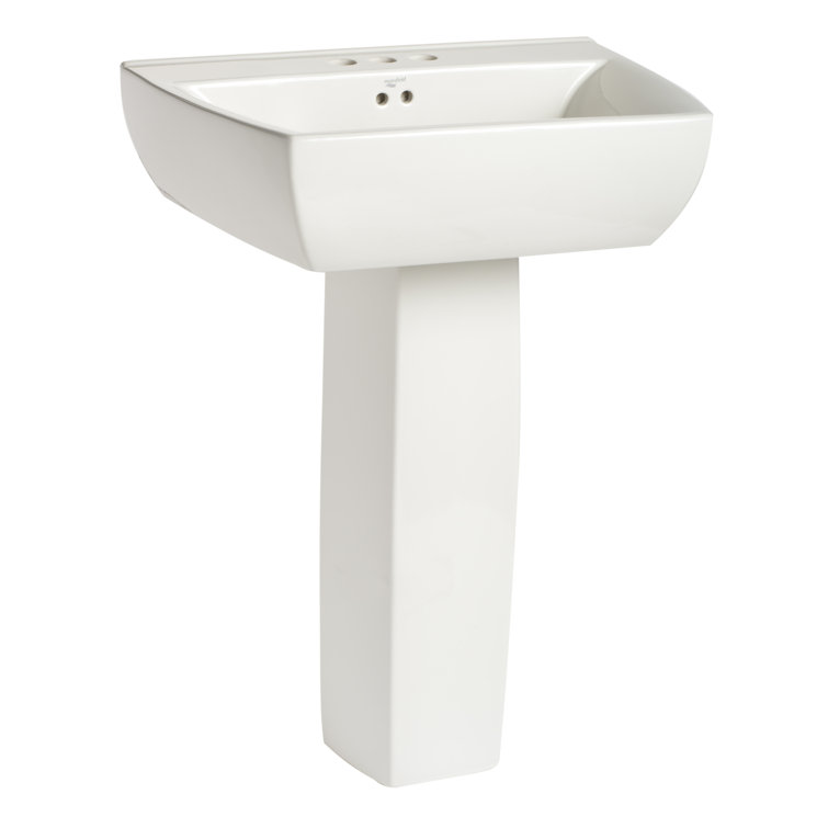Mansfield Plumbing Products Potenza White Vitreous China Oval Pedestal